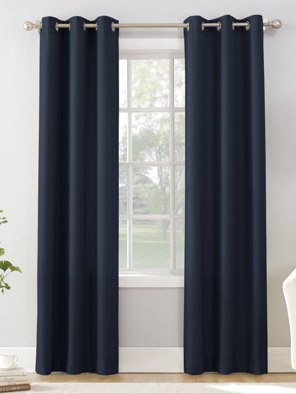 No. 918 NAVY CURTAIN PANELS 40in x 96in